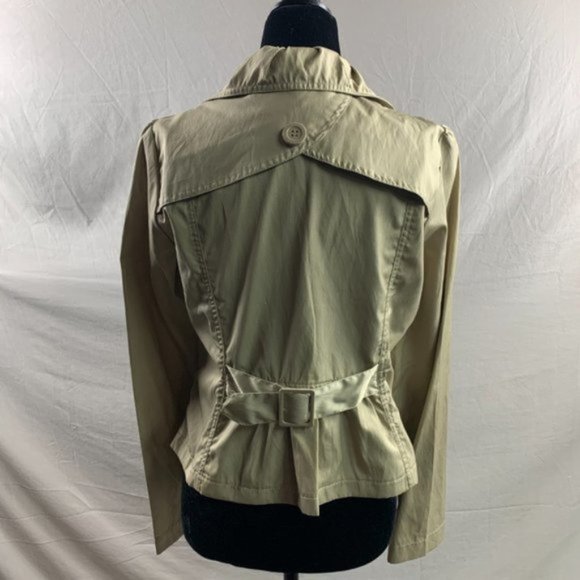 Fall/Spring Olive Colour Crop Jacket - Picture 4 of 4